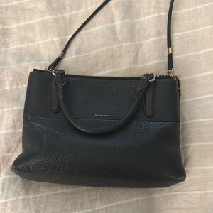 Coach Black Leather Handbag